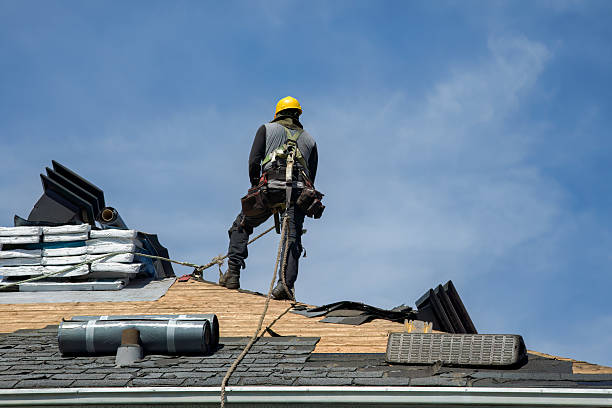 Professional Roofing technician working in Springboro, PA